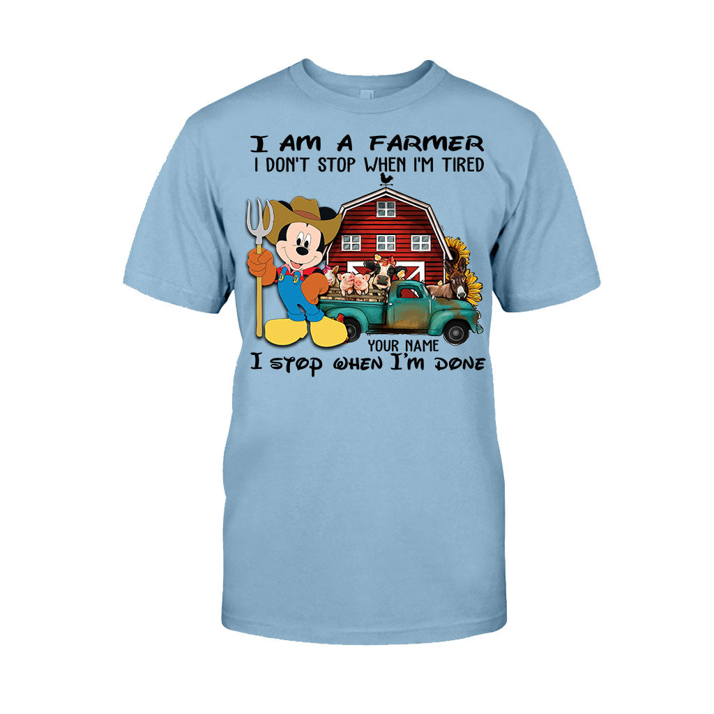 Personalized Farmer T-Shirt & Hoodie Custom Name Gift T-shirt & Hoodie GradoCreations