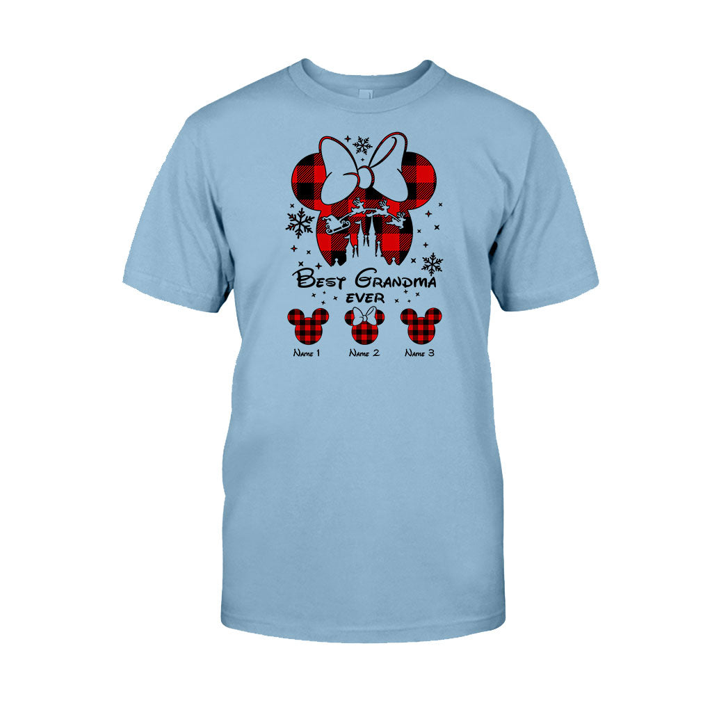 Personalized Christmas T-shirt & Hoodie Gift for Grandma T-shirt & Hoodie GradoCreations