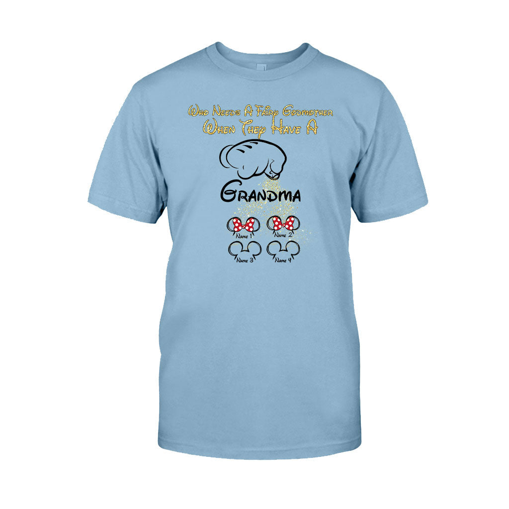 Personalized Mother's Day T-shirt & Hoodie with Custom Names for Grandma T-shirt & Hoodie GradoCreations