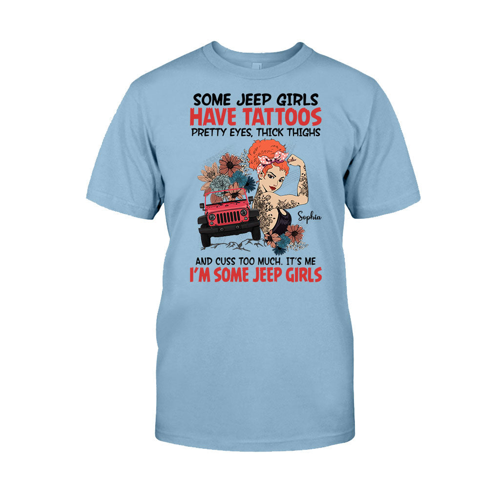 Personalized Jeep Girls T-Shirt Custom Name Gift for Her T-shirt & Hoodie GradoCreations