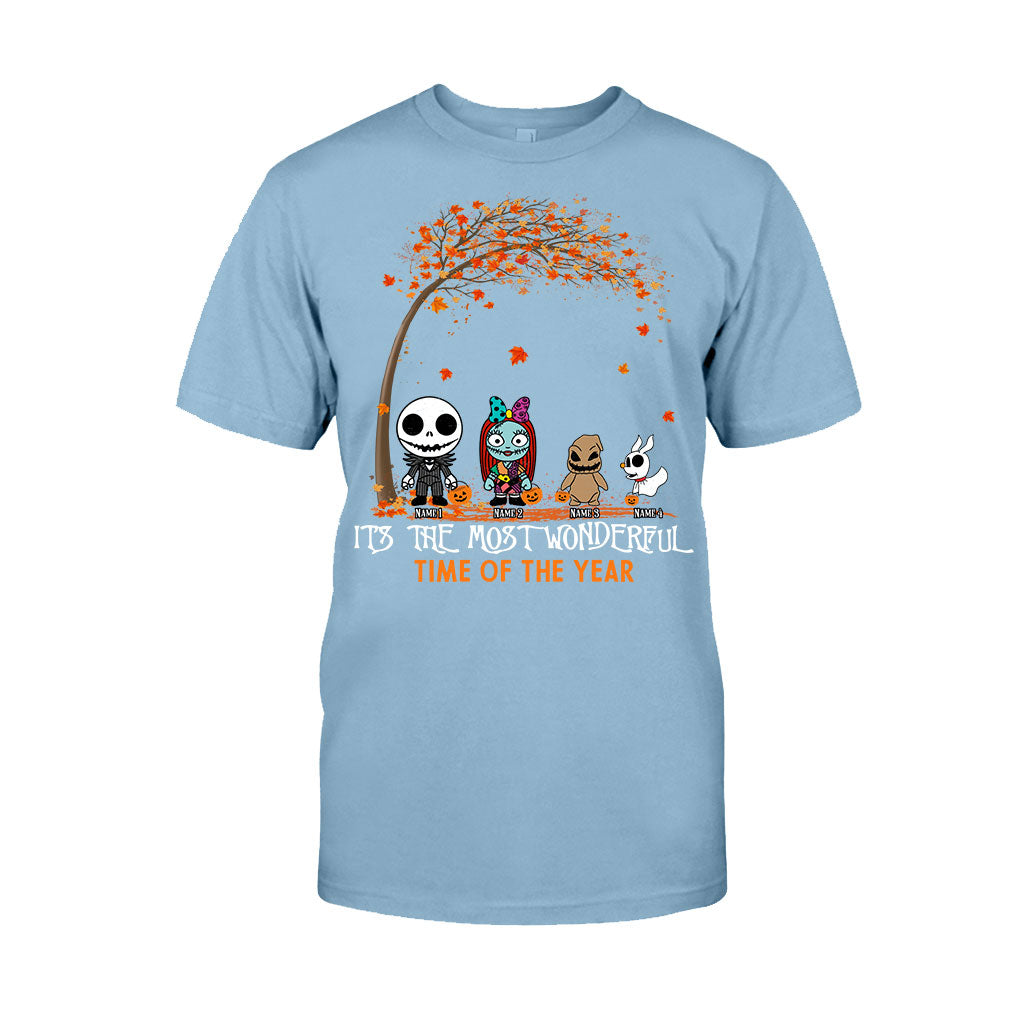 Personalized Halloween T-shirt & Hoodie with Custom Names for Family T-shirt & Hoodie GradoCreations