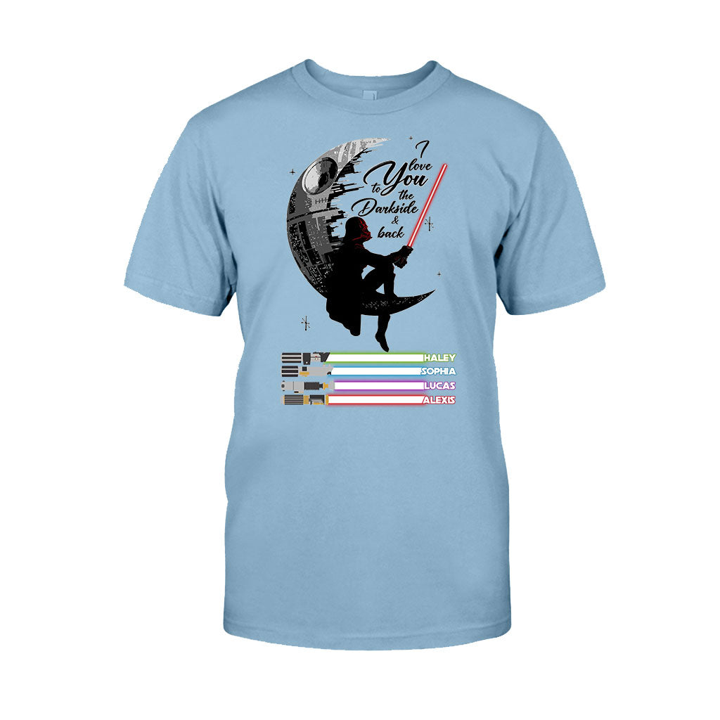 Personalized Father's Day T-shirt & Hoodie I Love You to the Darkside Gift T-shirt & Hoodie GradoCreations