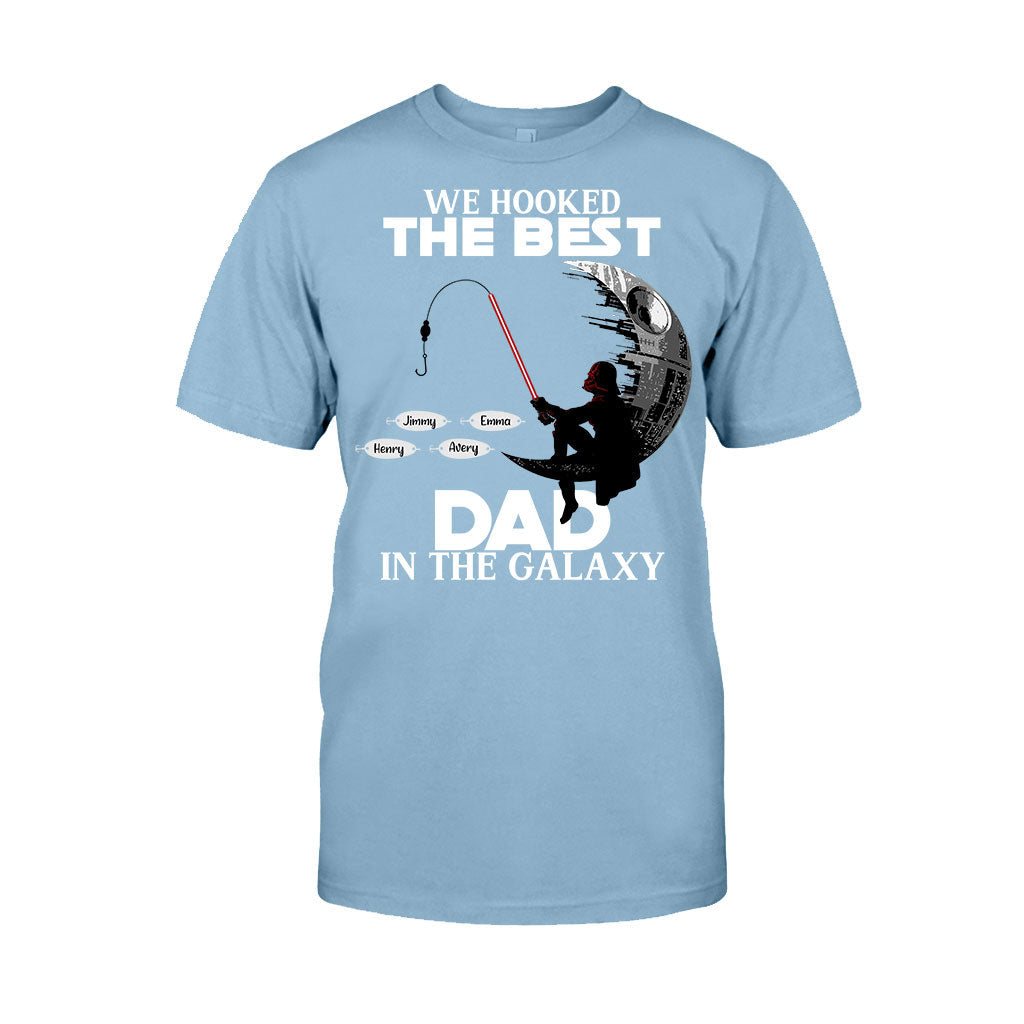 Personalized Fishing T-Shirt & Hoodie for Dad with Custom Names T-shirt & Hoodie GradoCreations