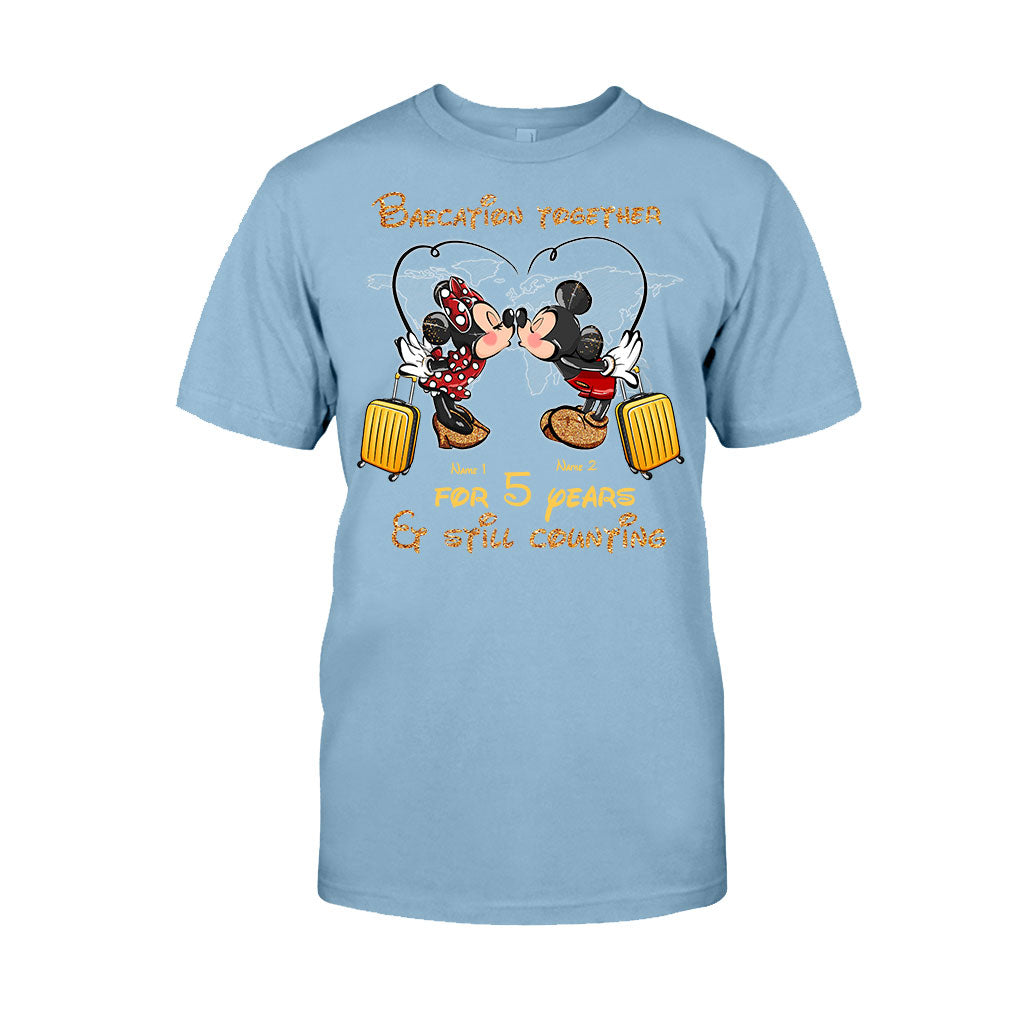 Personalized Couple Travel T-shirt & Hoodie Custom Name Gift T-shirt & Hoodie GradoCreations
