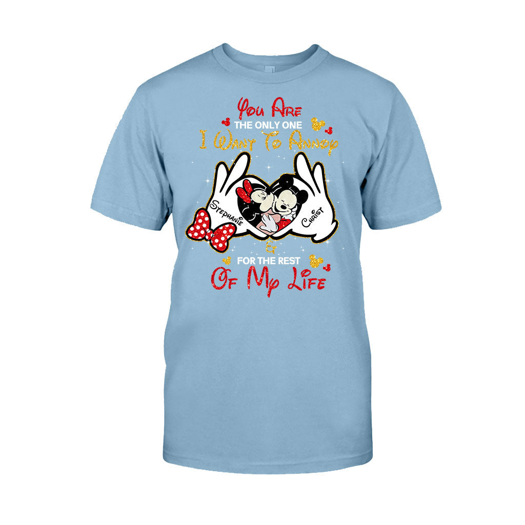 Personalized Couple T-shirt & Hoodie Custom Name Gift T-shirt & Hoodie GradoCreations