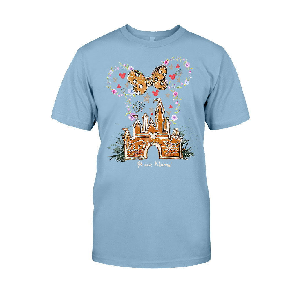 Personalized Merry Christmas Mouse T-shirt & Hoodie Custom Name Gift T-shirt & Hoodie GradoCreations