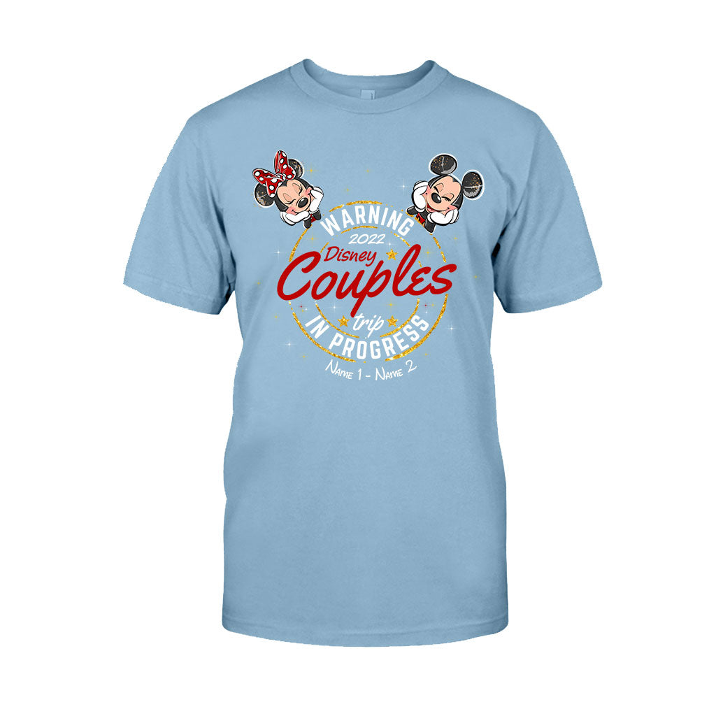 Personalized Disney Couples Trip T-shirt & Hoodie with Names T-shirt & Hoodie GradoCreations