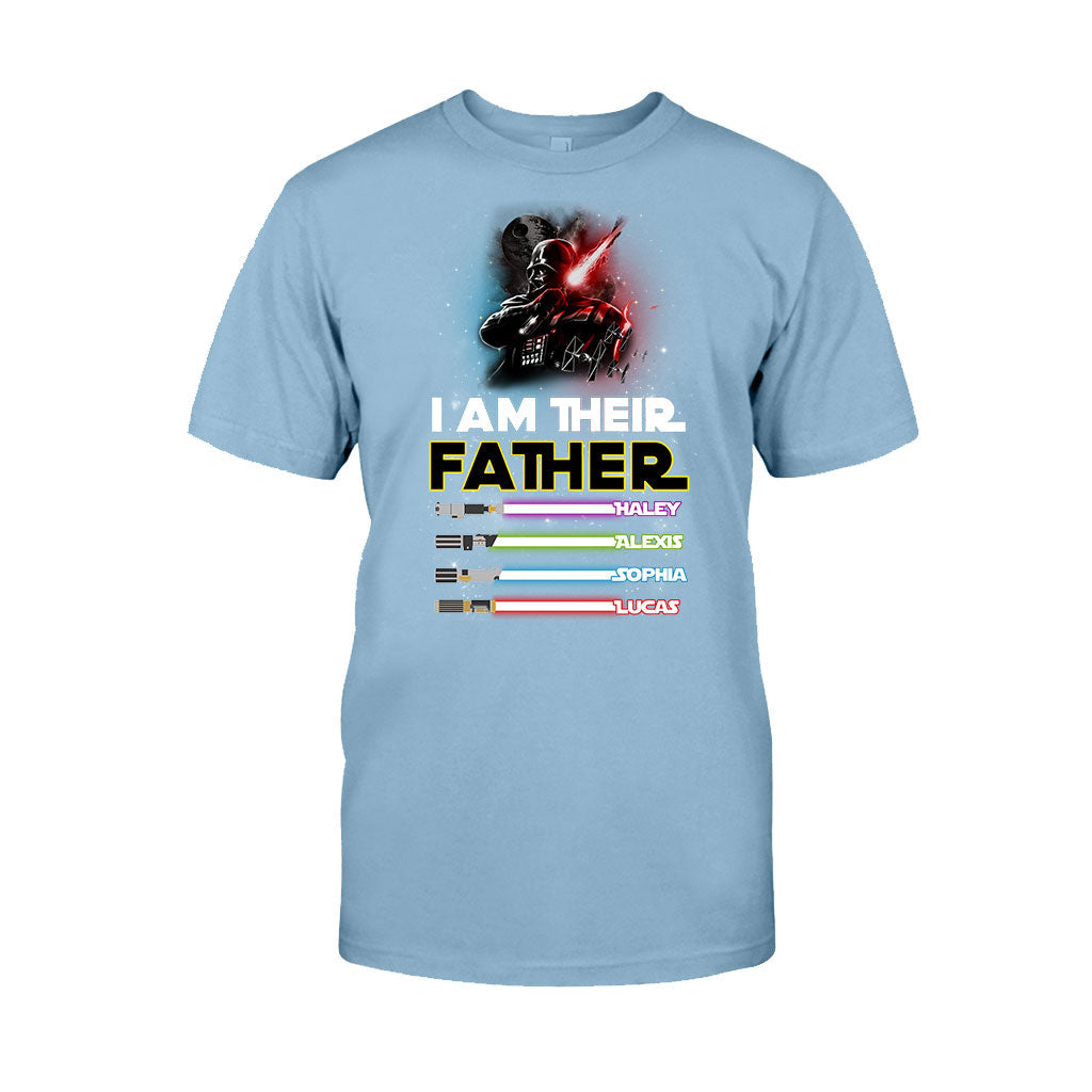 Personalized Father T-shirt & Hoodie with Custom Names | Father's Day Gift T-shirt & Hoodie GradoCreations