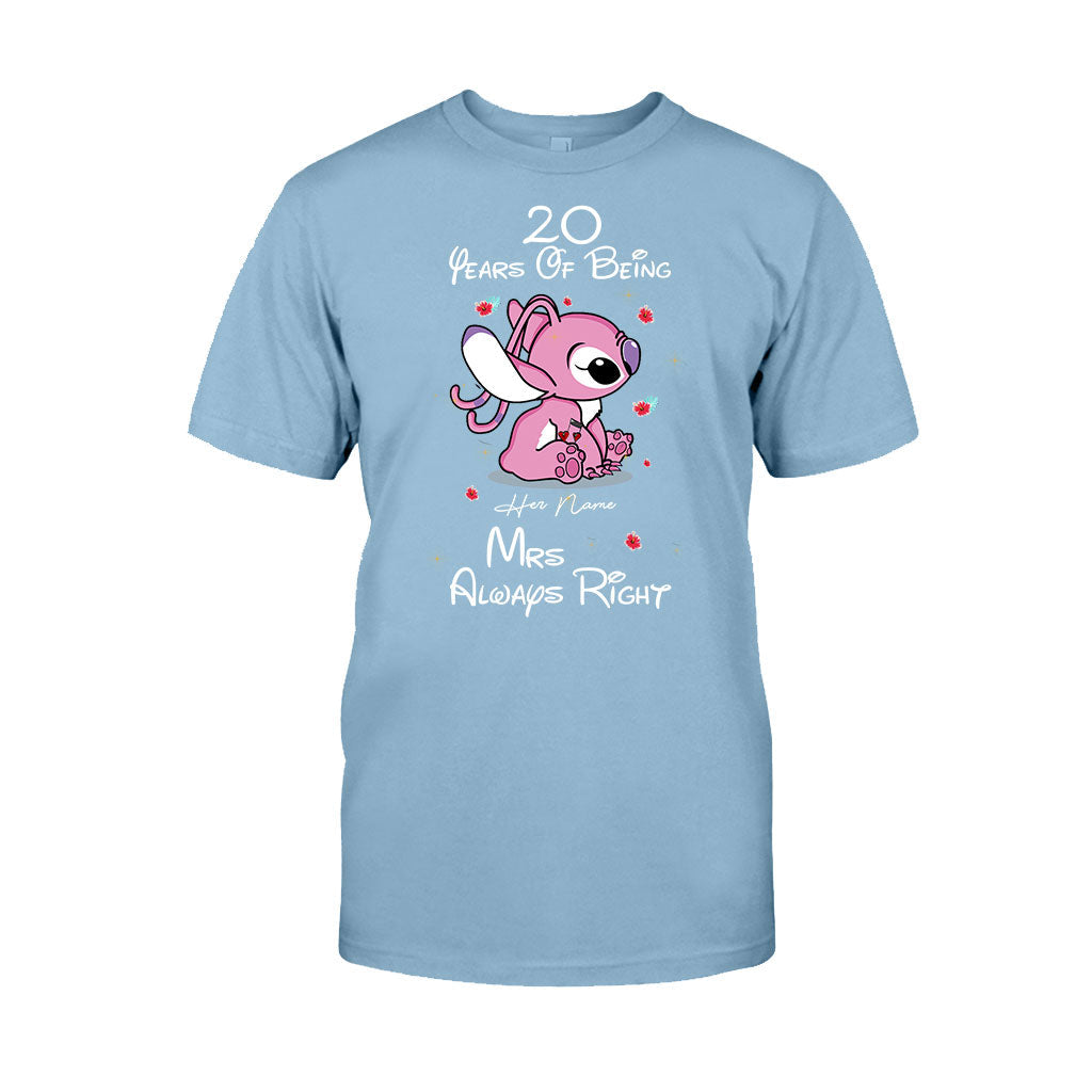 Personalized Couple T-shirt & Hoodie His & Hers Ohana Gift T-shirt & Hoodie GradoCreations