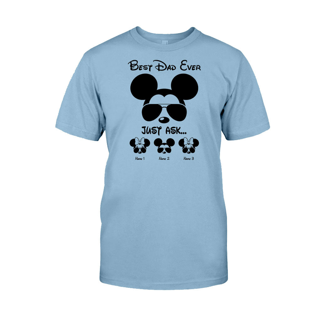 Personalized Mickey Mouse T-shirt & Hoodie Gift for Dad's Day T-shirt & Hoodie GradoCreations