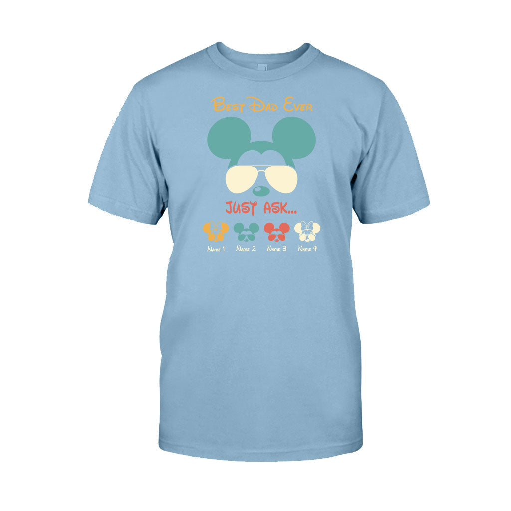 Personalized Father's Day Mouse T-Shirt & Hoodie Gift for Dad T-shirt & Hoodie GradoCreations