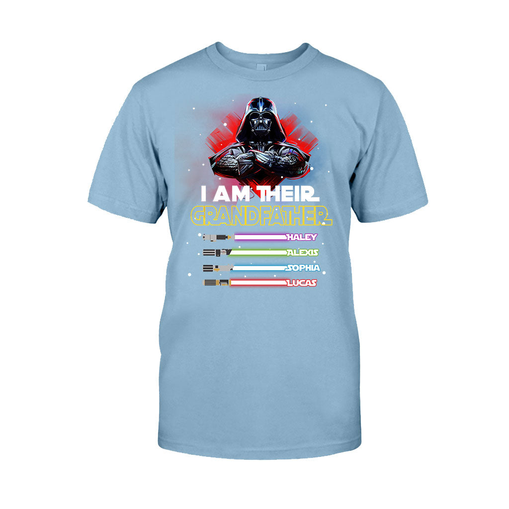 Personalized Grandfather T-shirt & Hoodie with Custom Names T-shirt & Hoodie GradoCreations