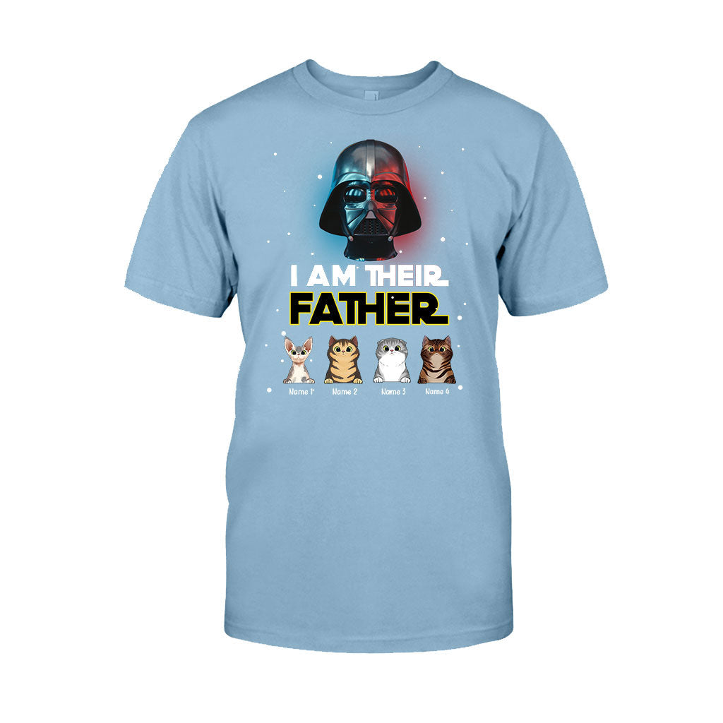 Personalized Cat T-shirt & Hoodie Gift for Dad | I Am Their Father T-shirt & Hoodie GradoCreations