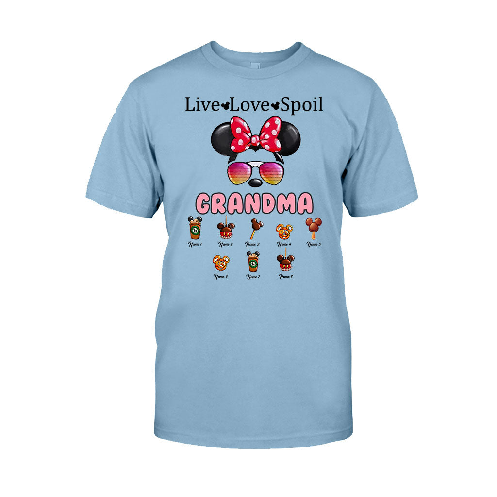 Personalized Live Love Spoil Mouse T-shirt for Grandma T-shirt & Hoodie GradoCreations