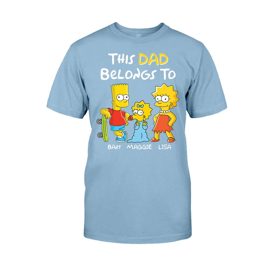 Personalized Dad T-shirt Hoodie Custom Family Gift T-shirt & Hoodie GradoCreations