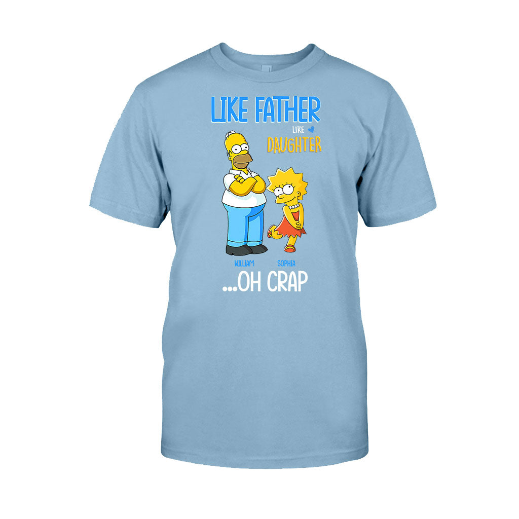 Personalized Father Daughter T-shirt and Hoodie Custom Name Gift T-shirt & Hoodie GradoCreations