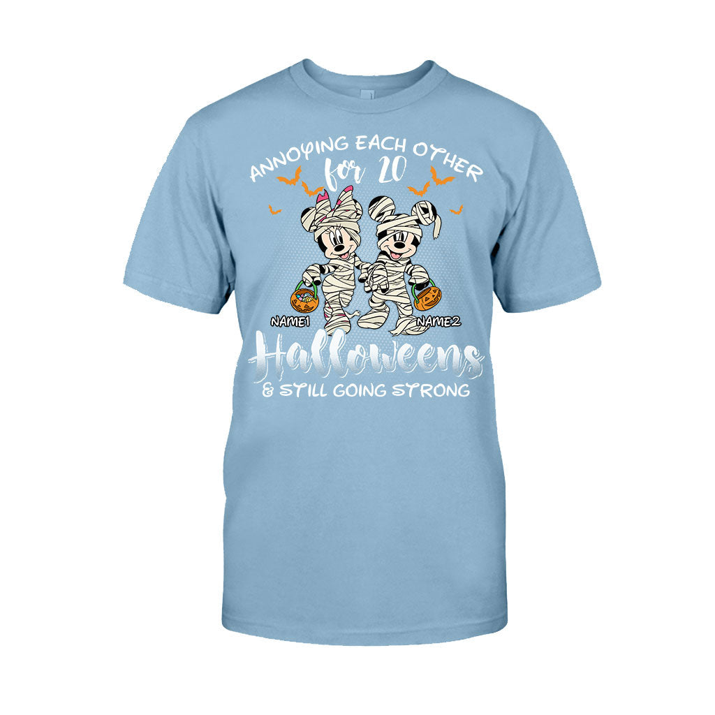 Personalized Halloween Mouse T-shirt & Hoodie Unique Couple Gift T-shirt & Hoodie GradoCreations
