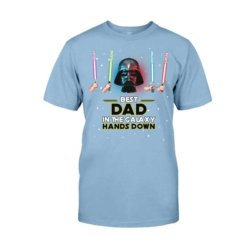 Personalized Best Dad in the Galaxy T-shirt & Hoodie Gift T-shirt & Hoodie GradoCreations