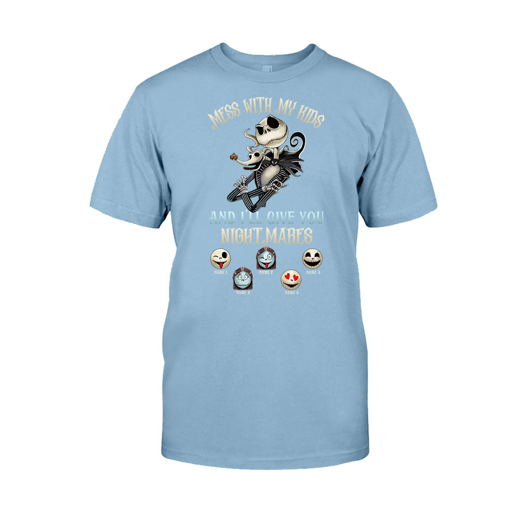 Personalized Nightmare T-shirt and Hoodie Gift for Dad | Halloween & Father's Day T-shirt & Hoodie GradoCreations