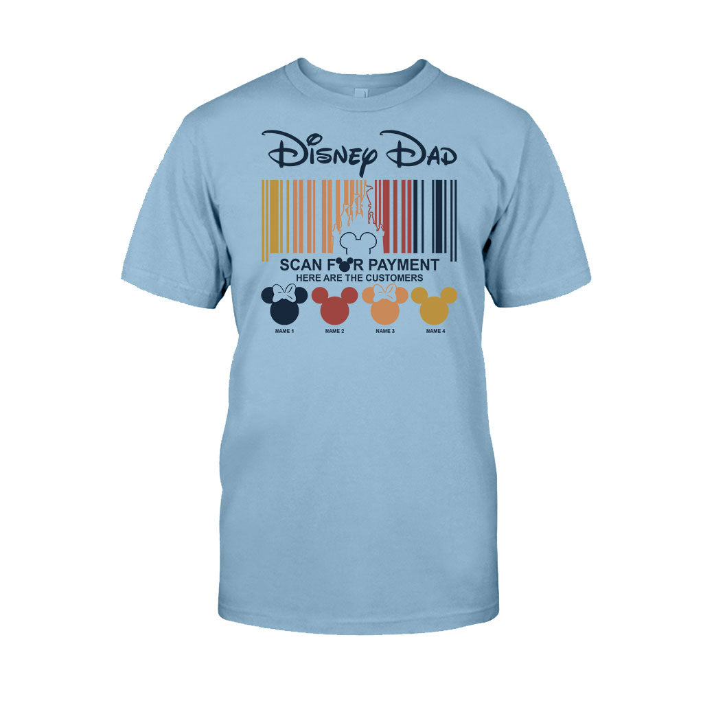 Personalized Scan For Payment T-shirt Hoodie Gift for Dad T-shirt & Hoodie GradoCreations