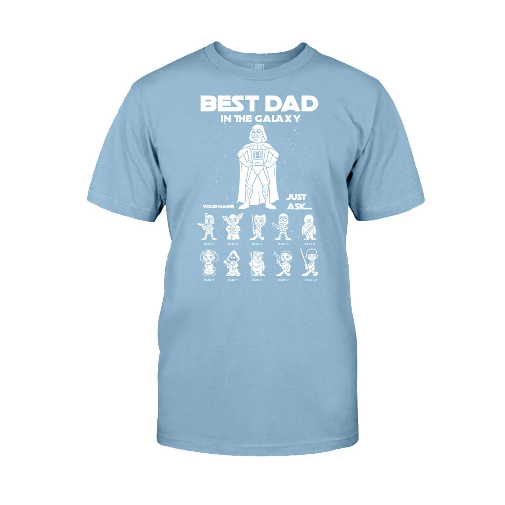 Personalized Best Dad In The Galaxy T-shirt & Hoodie Gift T-shirt & Hoodie GradoCreations