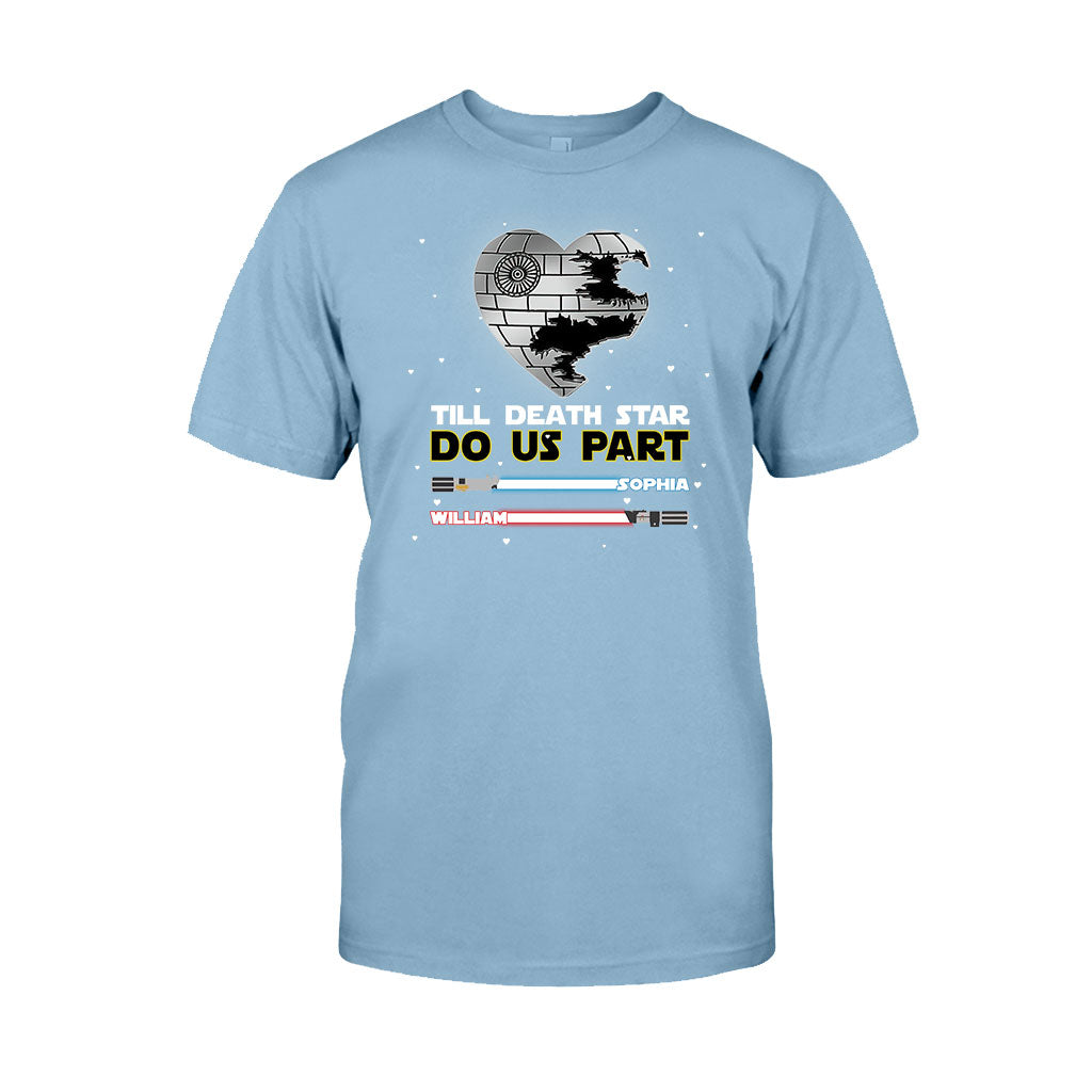 Personalized Till Death Star Do Us Part Couple T-shirt & Hoodie Gift T-shirt & Hoodie GradoCreations