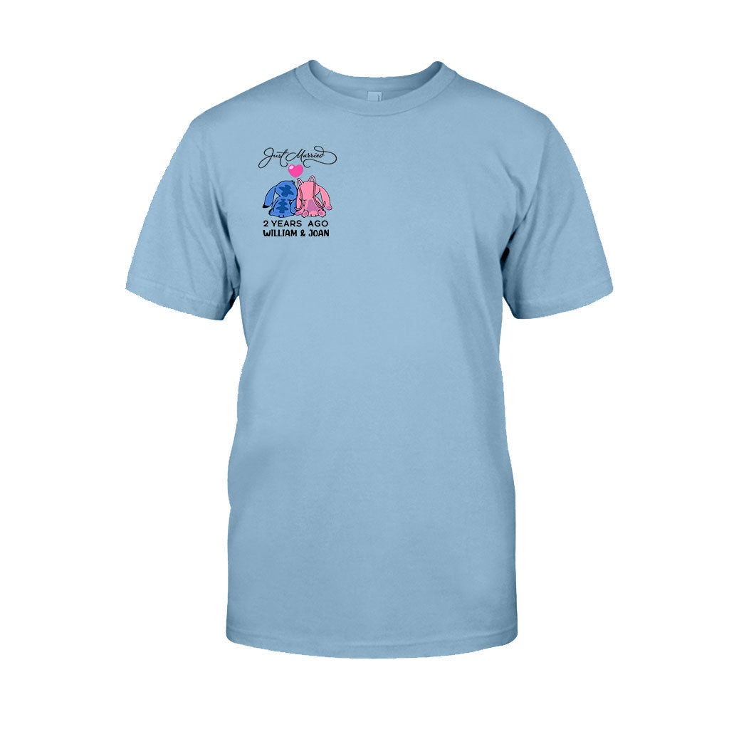 Personalized Just Married Couple T-Shirt & Hoodie Gift Idea T-shirt & Hoodie GradoCreations
