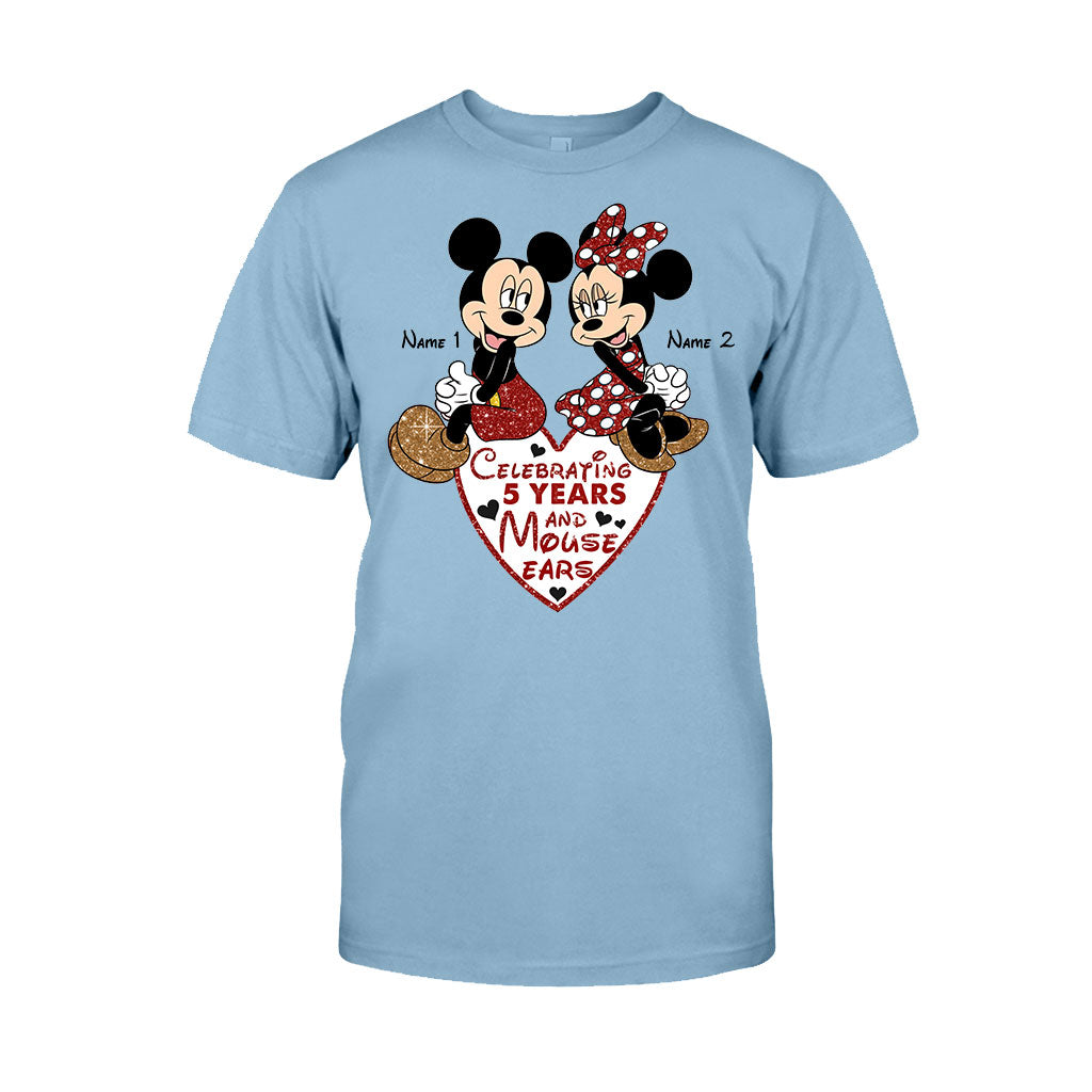 Personalized Couple Mouse T-shirt & Hoodie Gift for Anniversary T-shirt & Hoodie GradoCreations