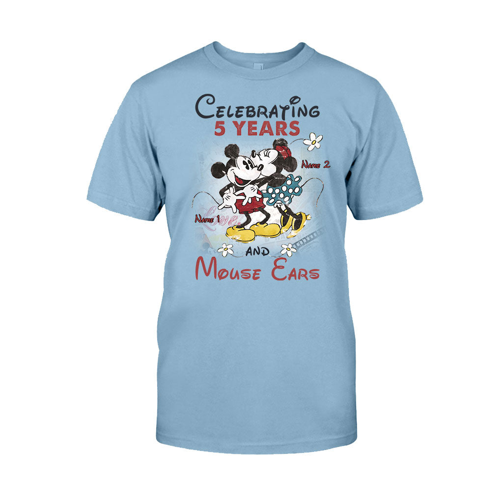 Personalized Couple Mouse T-shirt and Hoodie for Anniversary Gift T-shirt & Hoodie GradoCreations