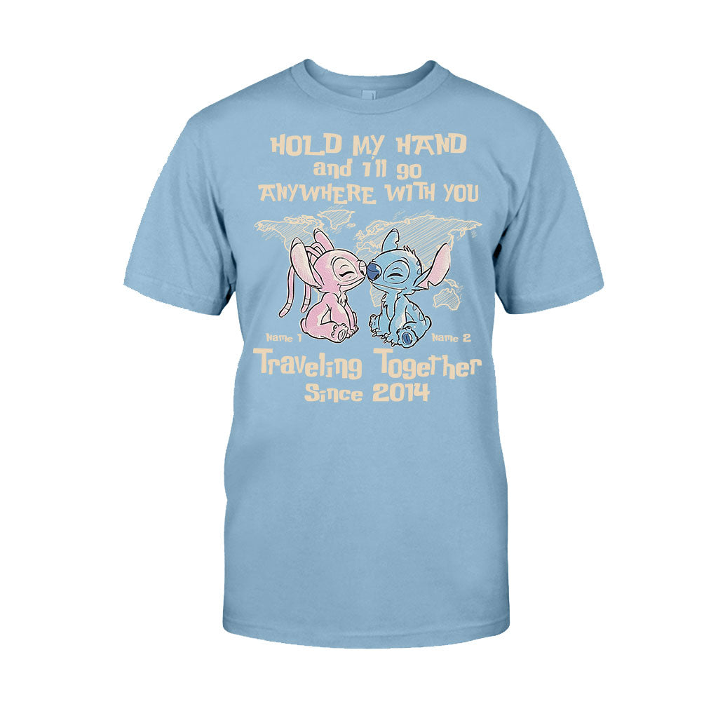 Personalized Couple Ohana T-Shirt & Hoodie Custom Names Gift T-shirt & Hoodie GradoCreations
