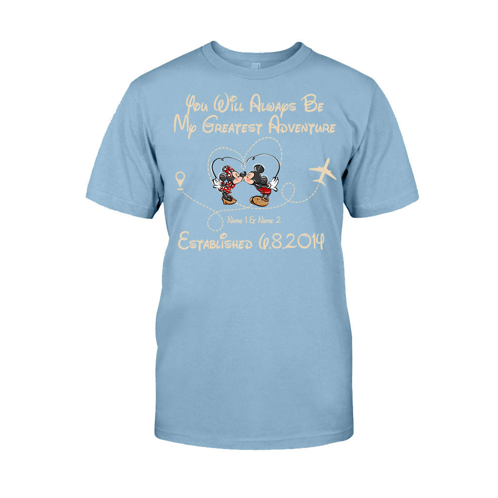 Personalized Couple Mouse T-shirt & Hoodie Gift for Valentine’s Day T-shirt & Hoodie GradoCreations