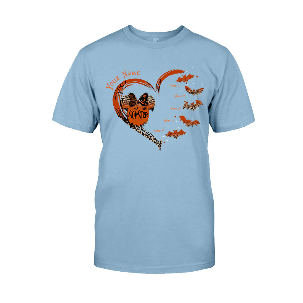 Personalized Halloween Momster T-Shirt & Hoodie Gift for Mom T-shirt & Hoodie GradoCreations