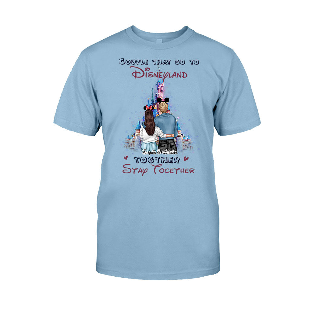 Personalized Disneyland Couple T-shirt & Hoodie Gift for Couples T-shirt & Hoodie GradoCreations