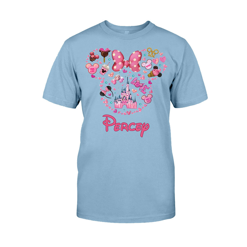 Personalized Christmas Mouse T-shirt & Hoodie Custom Name Gift T-shirt & Hoodie GradoCreations