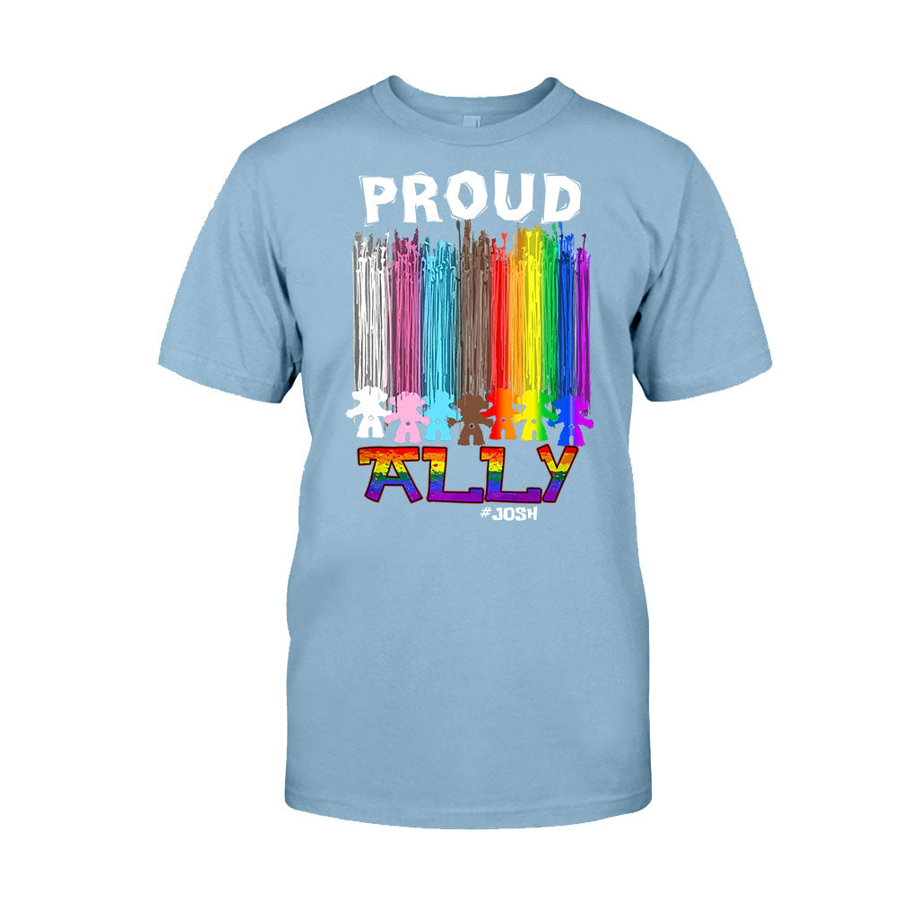 Personalized Proud Ally LGBT T-shirt & Hoodie for Everyone T-shirt & Hoodie GradoCreations