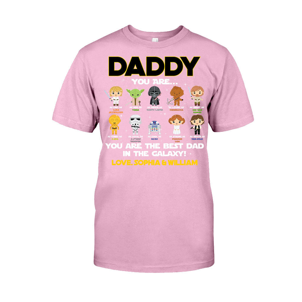 Personalized Father's Day T-shirt with Star Wars Design Gift for Dad T-shirt & Hoodie GradoCreations