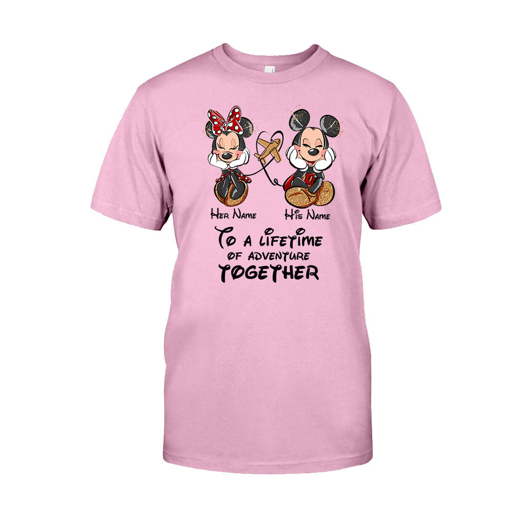 Personalized Disney Adventure T-shirt & Hoodie for Couples T-shirt & Hoodie GradoCreations