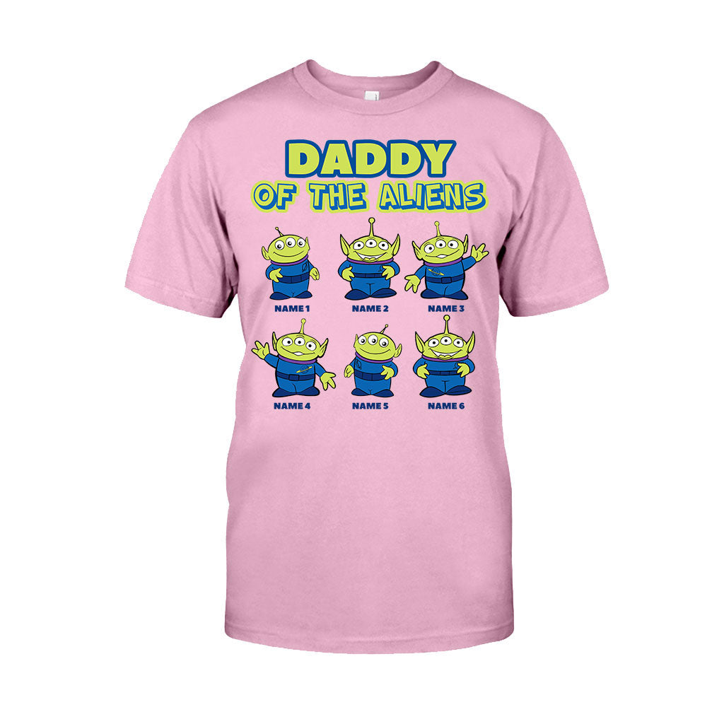 Personalized Daddy Of The Aliens T-Shirt & Hoodie Gift for Dad T-shirt & Hoodie GradoCreations