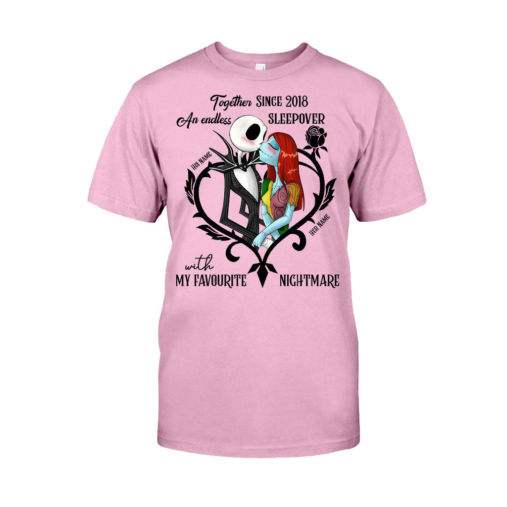 Personalized Nightmare T-shirt and Hoodie Gift for Couples T-shirt & Hoodie GradoCreations