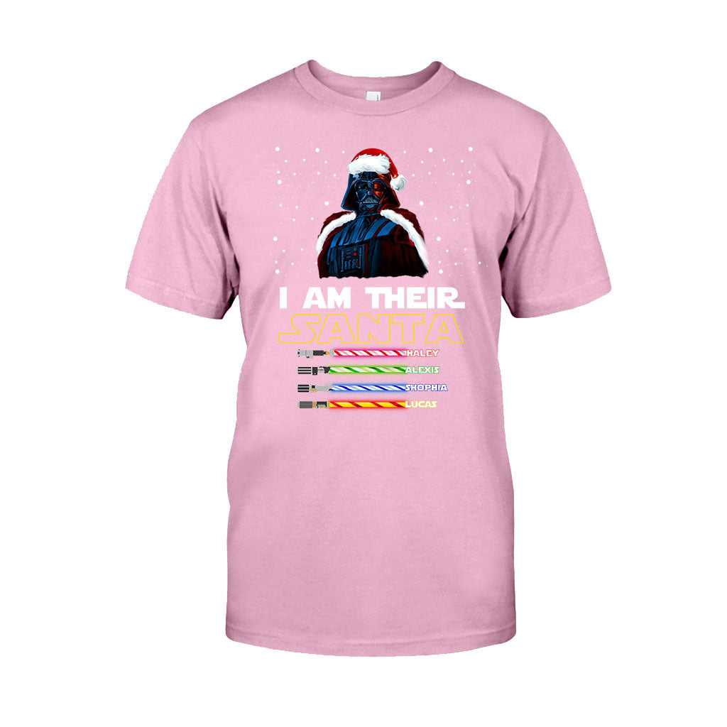 Personalized Christmas T-Shirt & Hoodie Gift for Dad - I Am Their Santa T-shirt & Hoodie GradoCreations