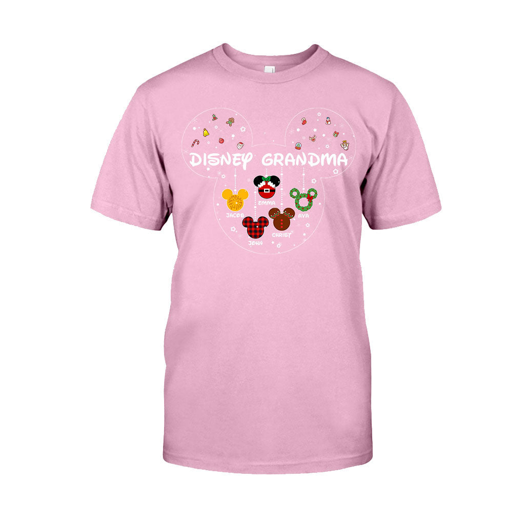 Personalized Christmas T-shirt and Hoodie for Grandma T-shirt & Hoodie GradoCreations