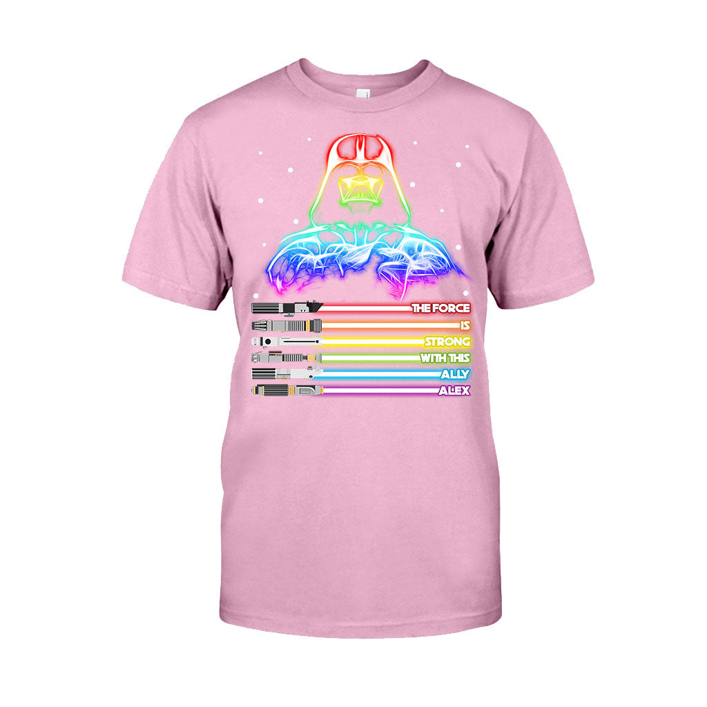 Personalized LGBT Support T-Shirt & Hoodie with Custom Name T-shirt & Hoodie GradoCreations
