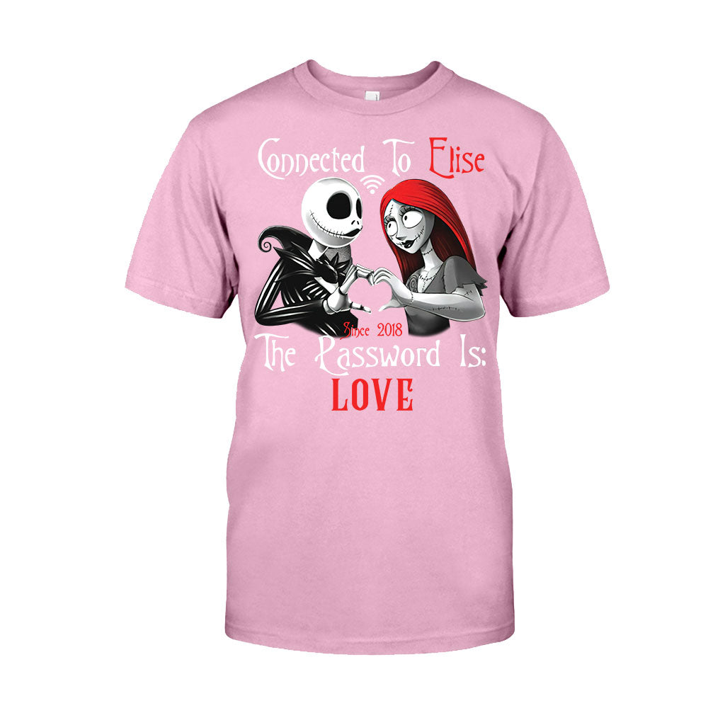 Personalized Couple T-Shirt & Hoodie with Custom Name Gift T-shirt & Hoodie GradoCreations