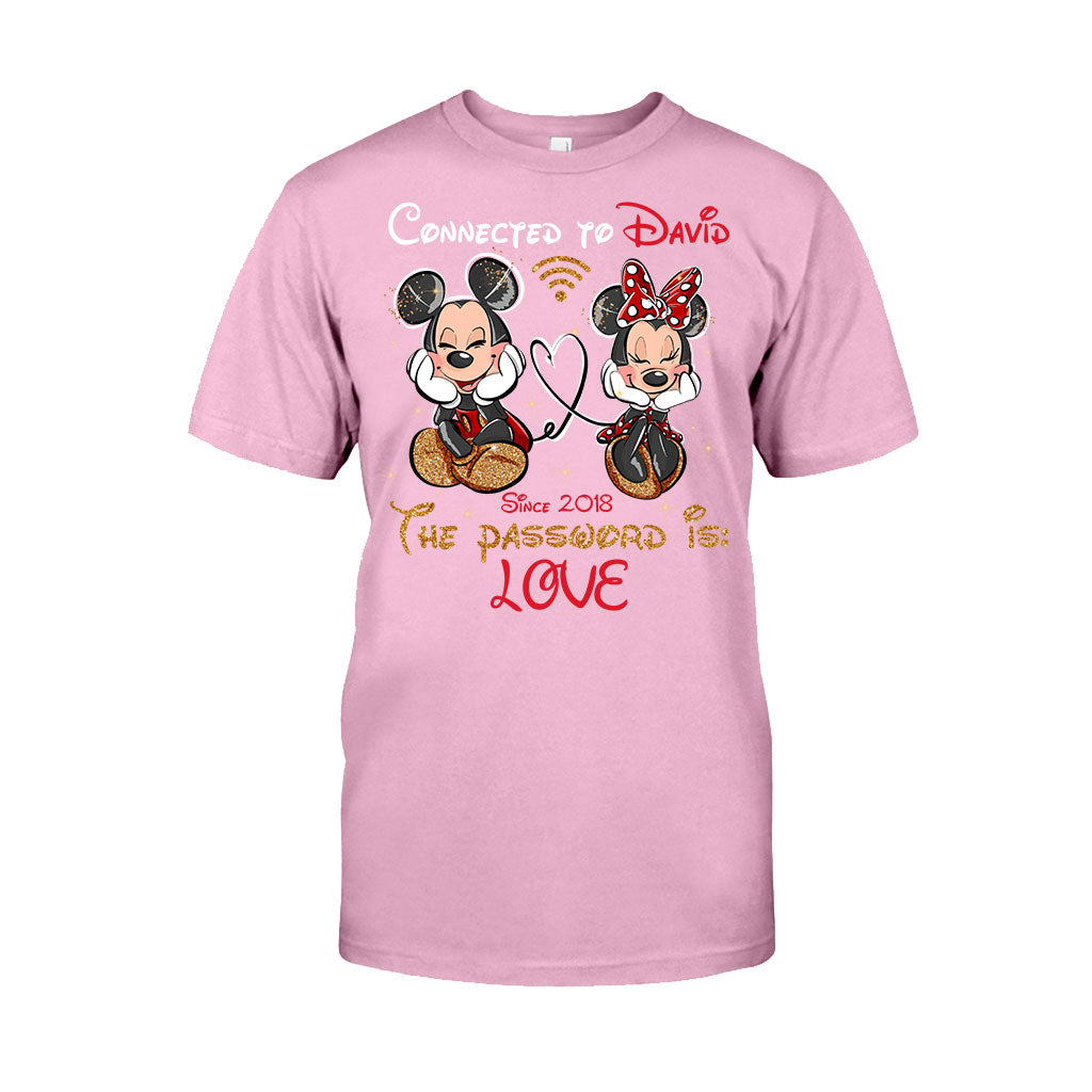 Personalized Couple T-shirt and Hoodie with Custom Names & Year T-shirt & Hoodie GradoCreations