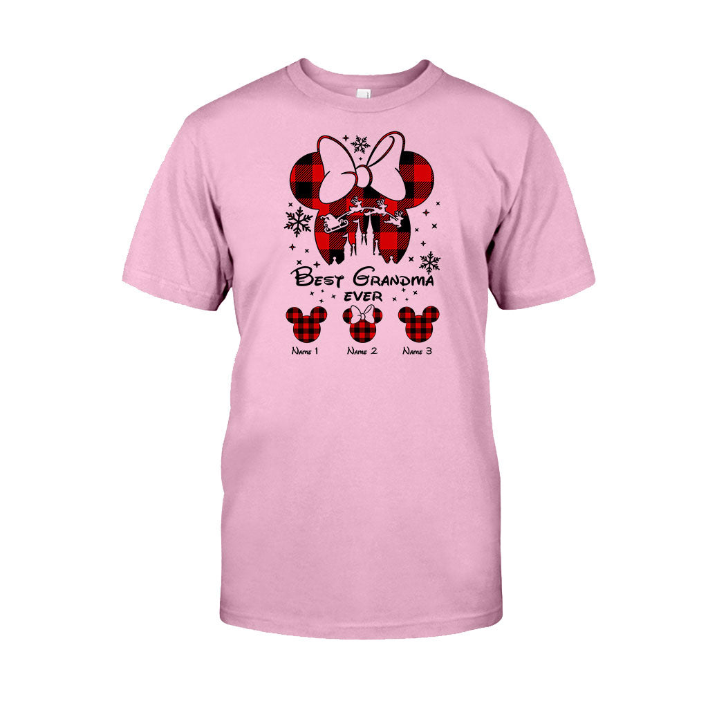 Personalized Christmas T-shirt & Hoodie Gift for Grandma T-shirt & Hoodie GradoCreations