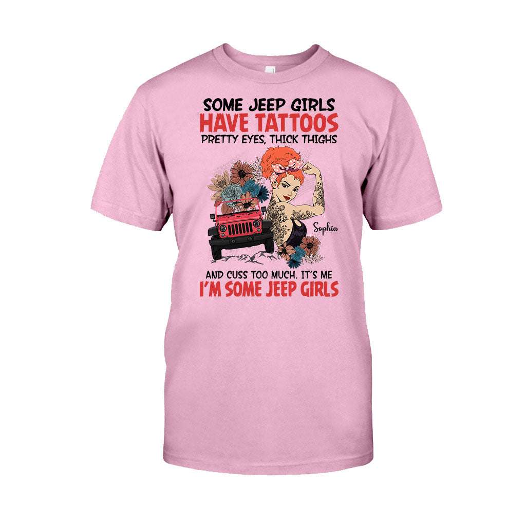 Personalized Jeep Girls T-Shirt Custom Name Gift for Her T-shirt & Hoodie GradoCreations