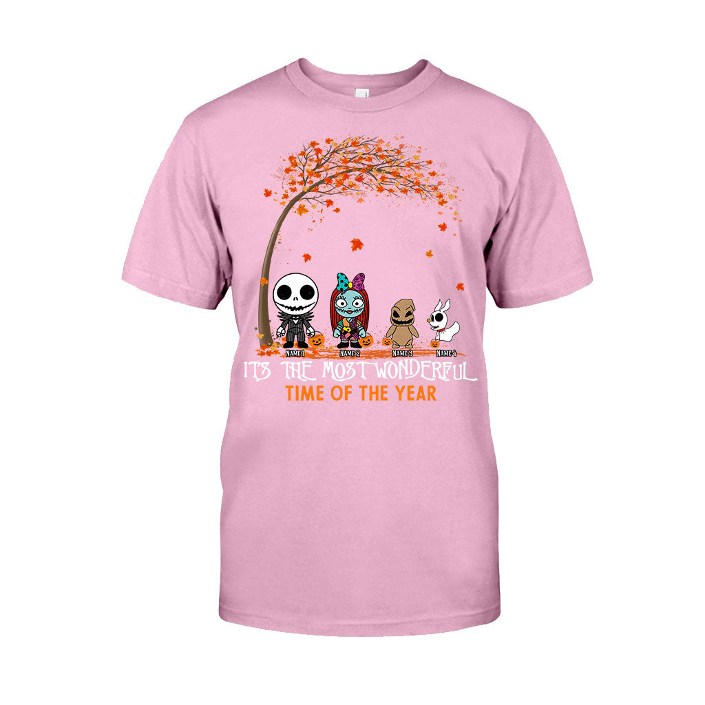 Personalized Halloween T-shirt & Hoodie with Custom Names for Family T-shirt & Hoodie GradoCreations