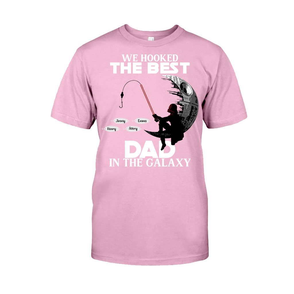 Personalized Fishing T-Shirt & Hoodie for Dad with Custom Names T-shirt & Hoodie GradoCreations