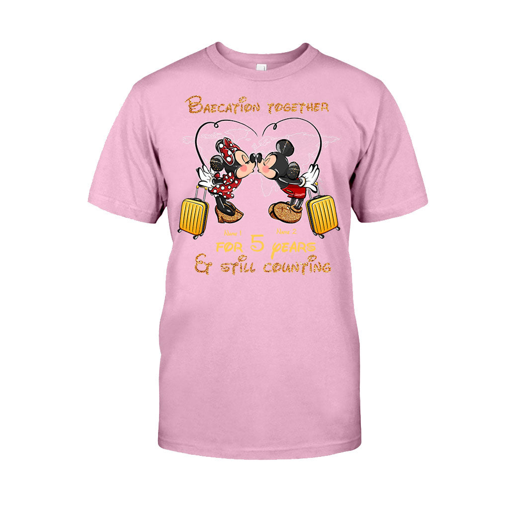Personalized Couple Travel T-shirt & Hoodie Custom Name Gift T-shirt & Hoodie GradoCreations