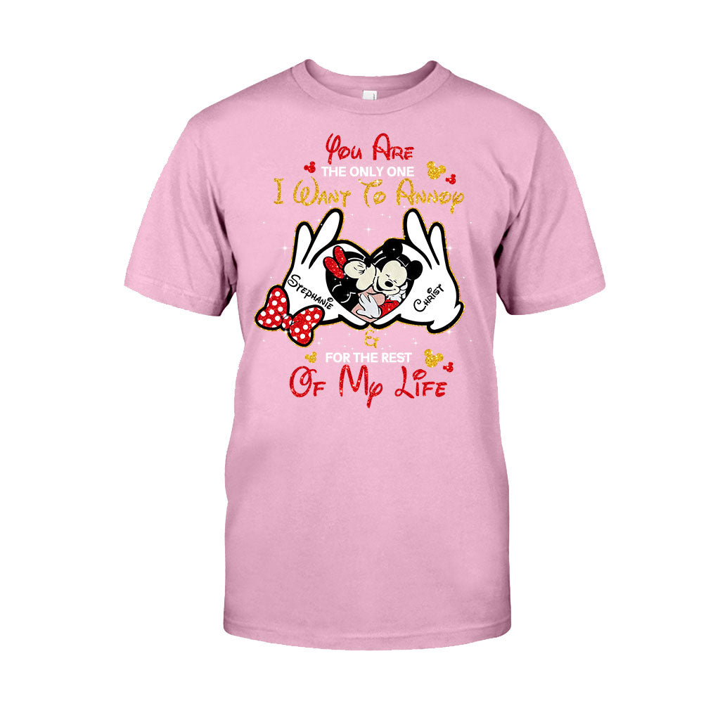 Personalized Couple T-shirt & Hoodie Custom Name Gift T-shirt & Hoodie GradoCreations